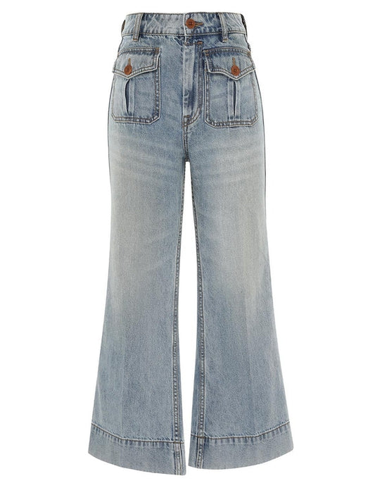 Cropped Flare Jean
